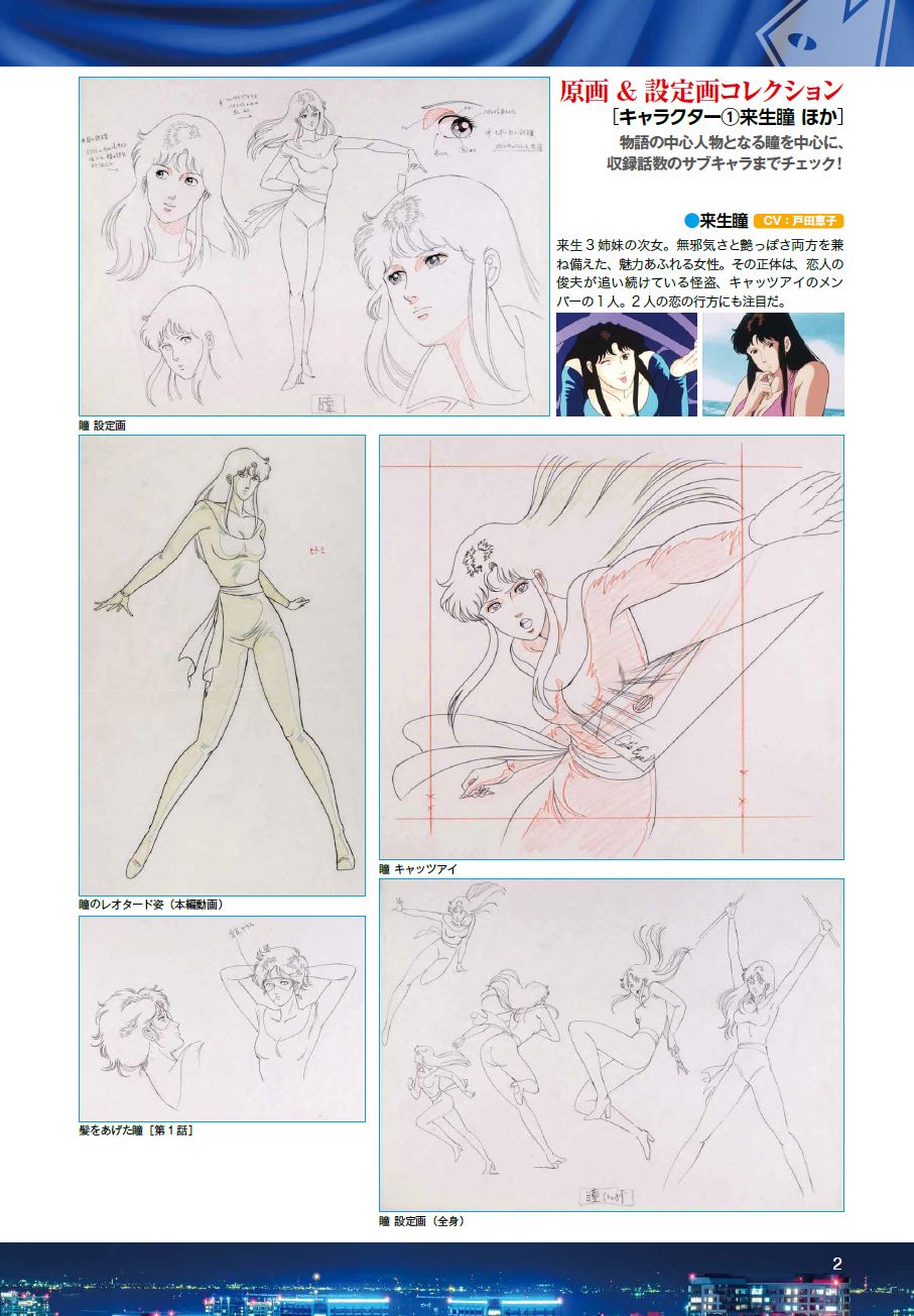 『キャッツ・アイ COMPLETE DVD BOOK vol.1』　©北条司／コアミックス・TMS 1983