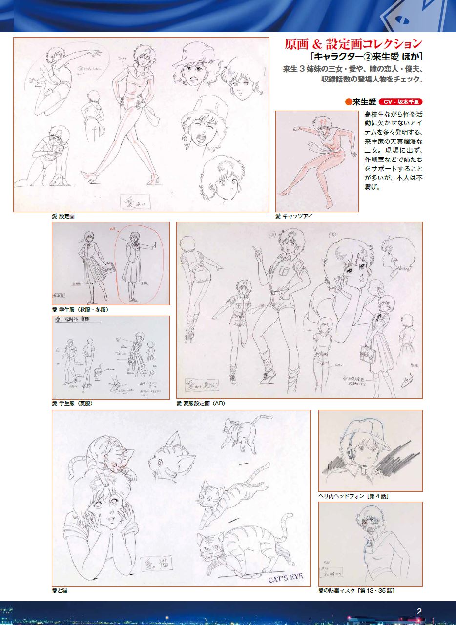 『キャッツ・アイ COMPLETE DVD BOOK vol.2』　©北条司／コアミックス・TMS 1983