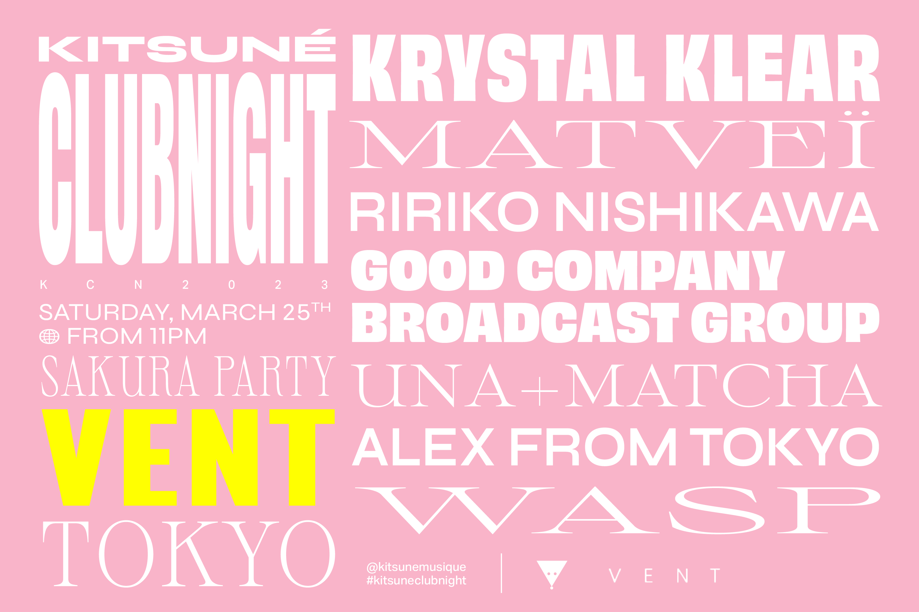 Kitsuné Club Night SAKURA PARTY