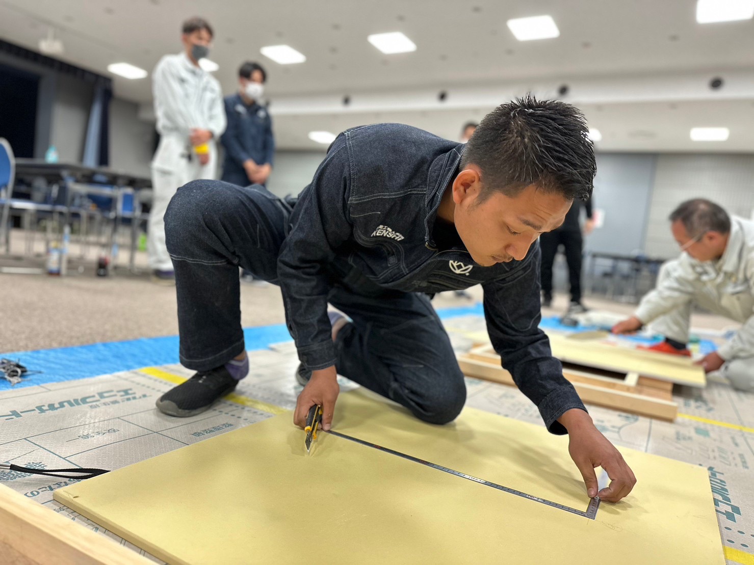 技術を高めあうコンテストの様子