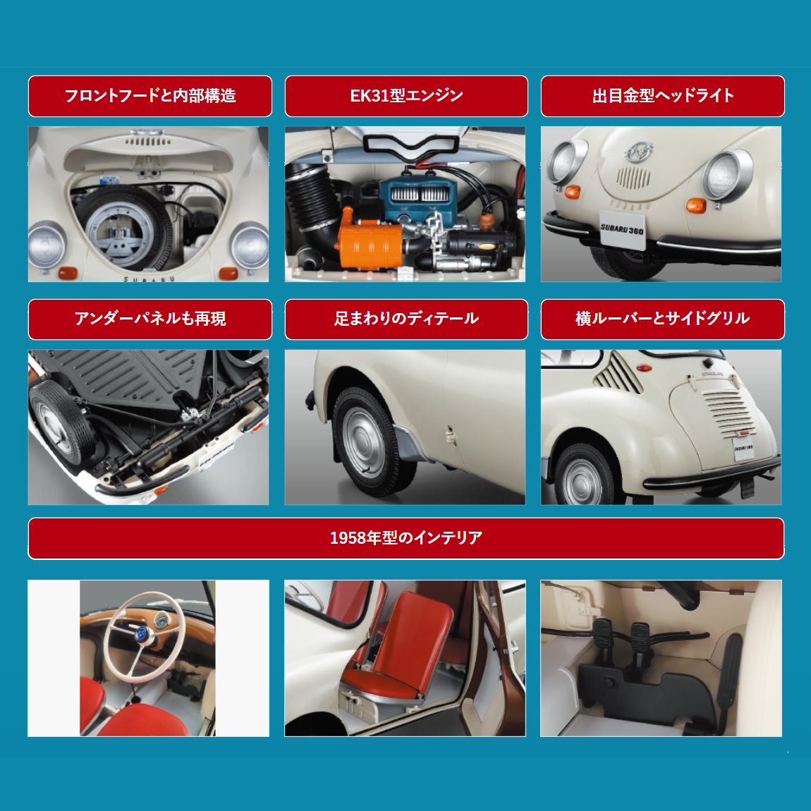 昭和日本の希望を乗せて走った国民車”てんとう虫”を組み立てよう