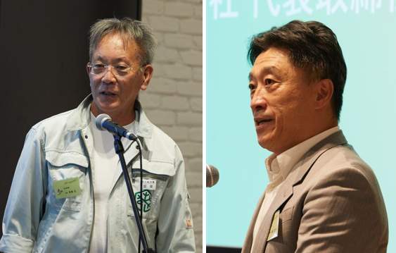 左：旭山動物園園長　坂東元さま　　右：HORIZON inc. 代表取締役　 冀 北平さま