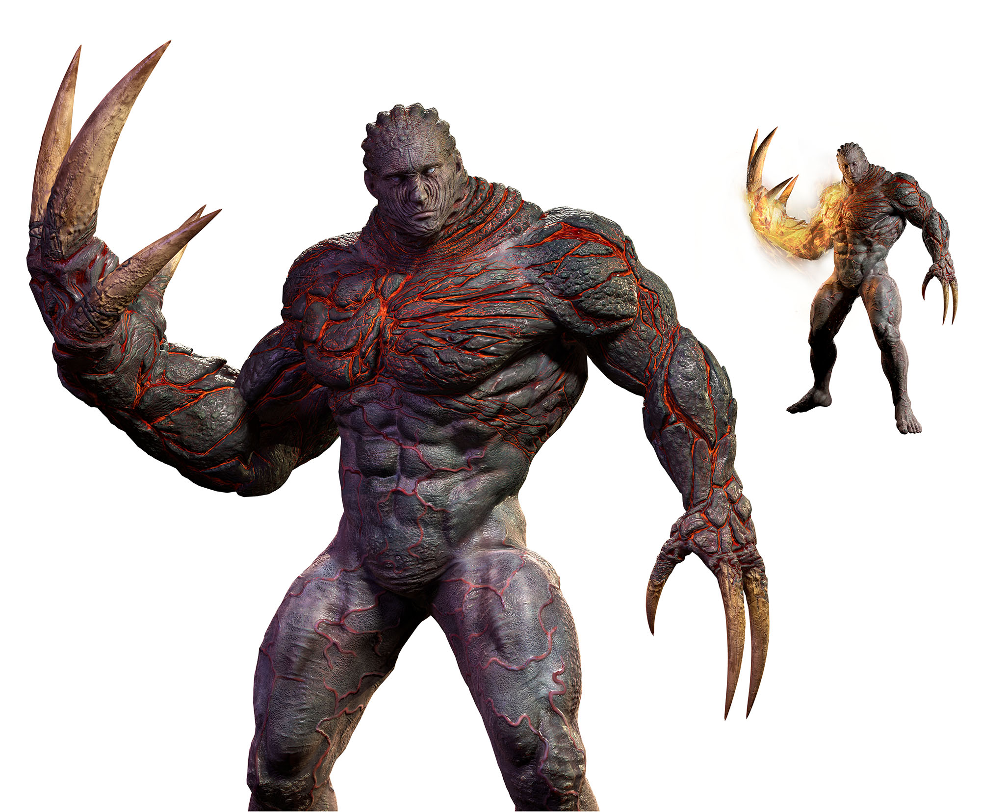 オリジナル版『バイオハザード2』登場時のスーパータイラントを彷彿とさせる