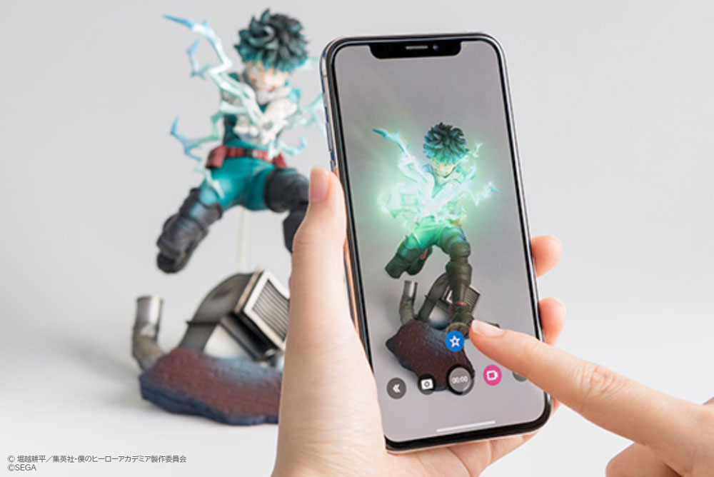 連動ARアプリ「Play AR」使用イメージ