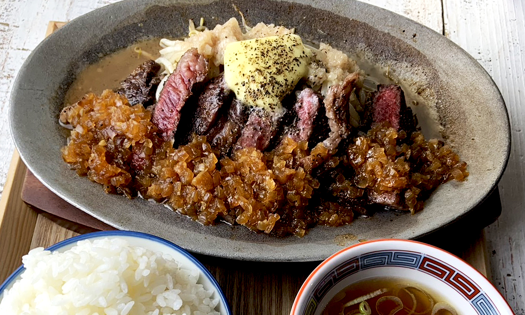 背徳のロッキーステーキ定食