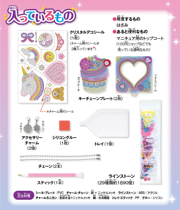 このほかに、作り方をくわしく書いた説明書も入っています