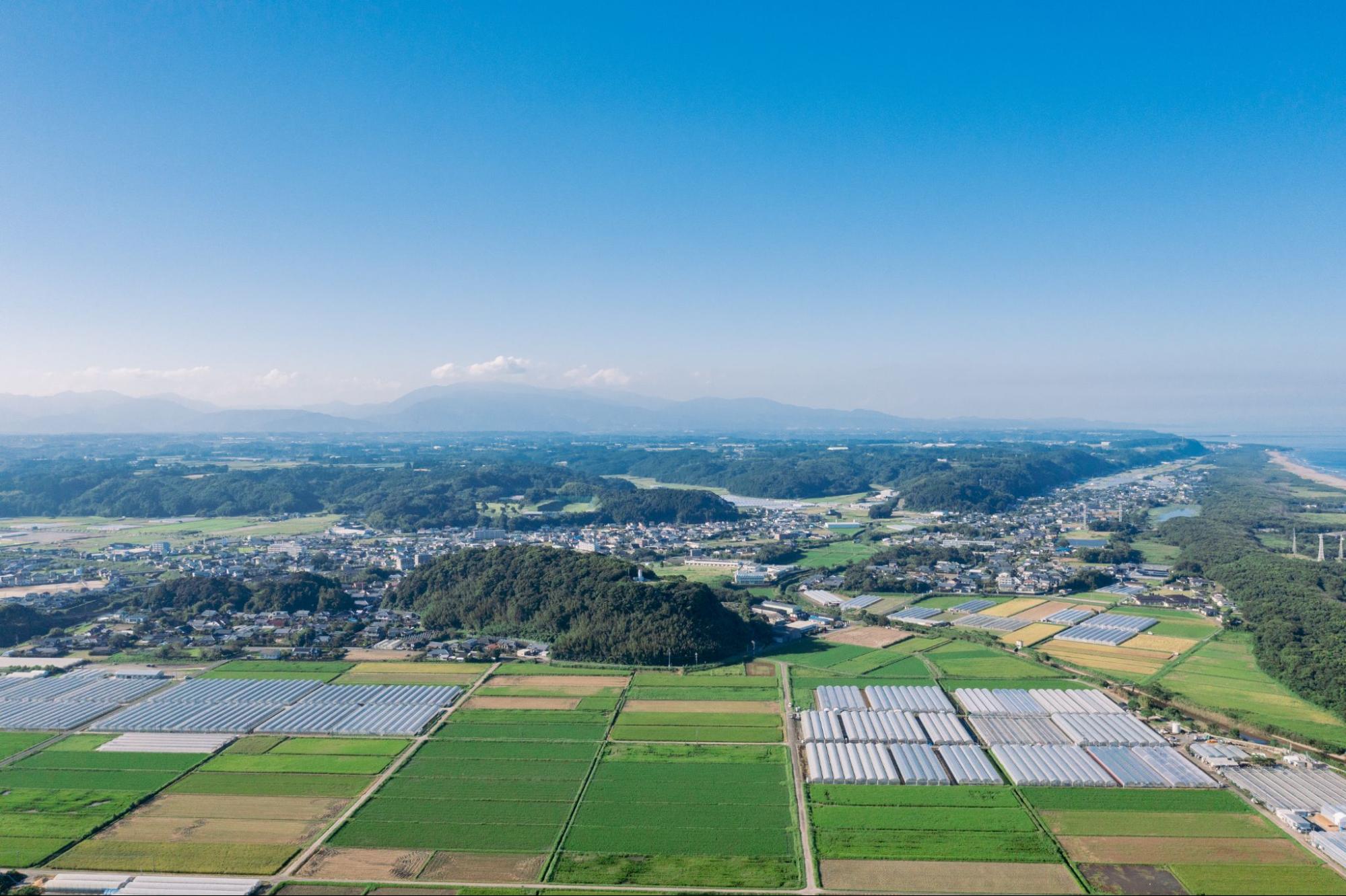▲宮崎県新富町は農業や畜産など一次産業のまち