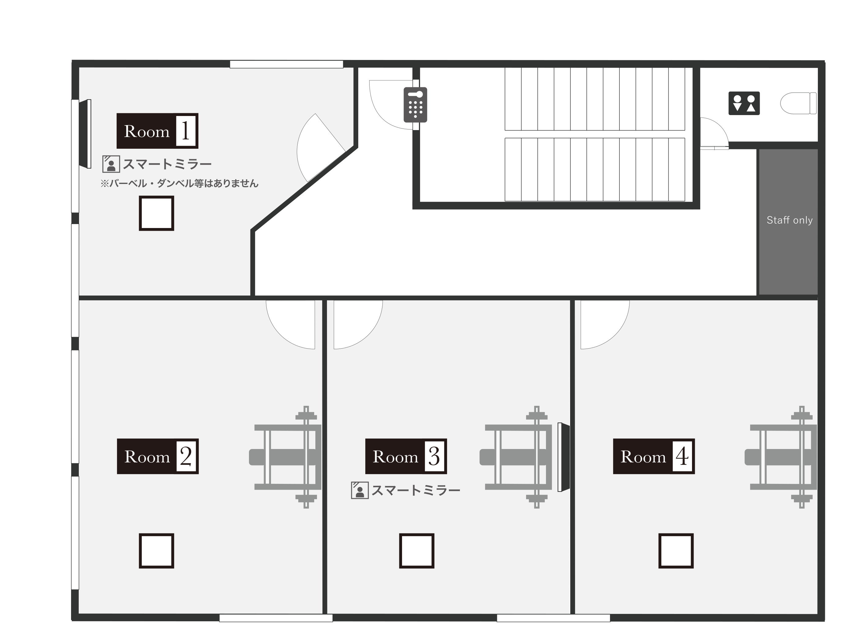 新小岩店見取り図