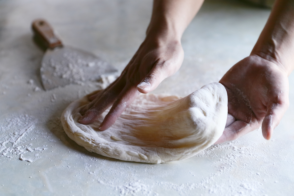 森山ナポリの“ピザ生地”