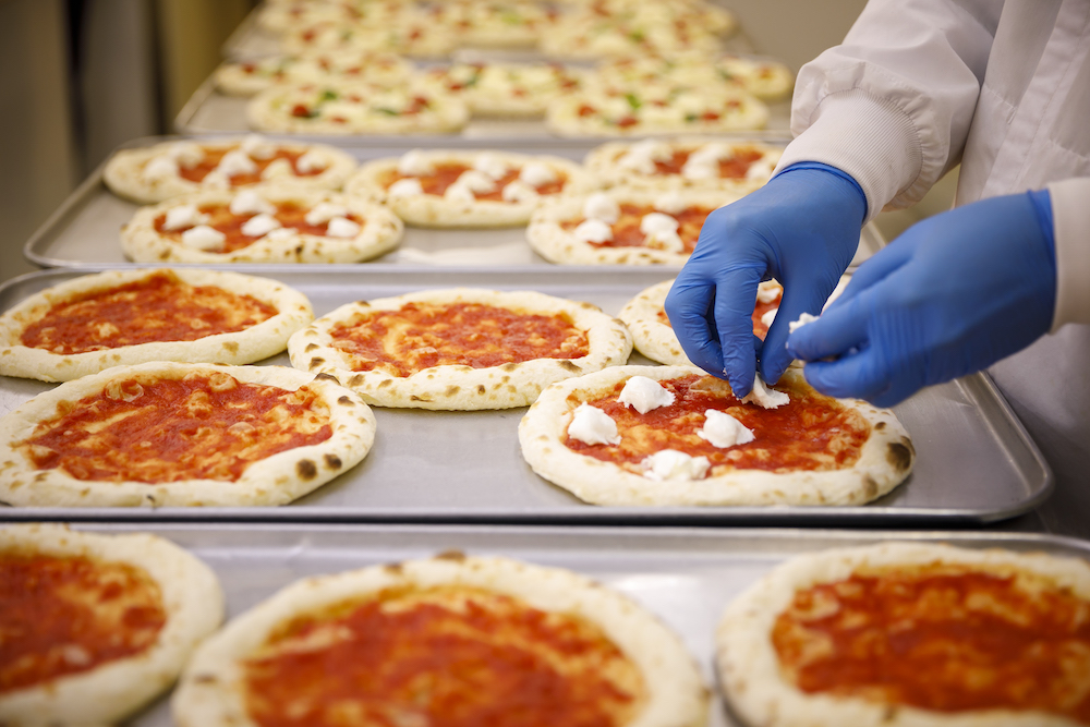 森山ナポリの作業風景