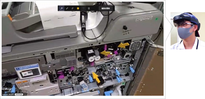 AR技術による遠隔技術支援