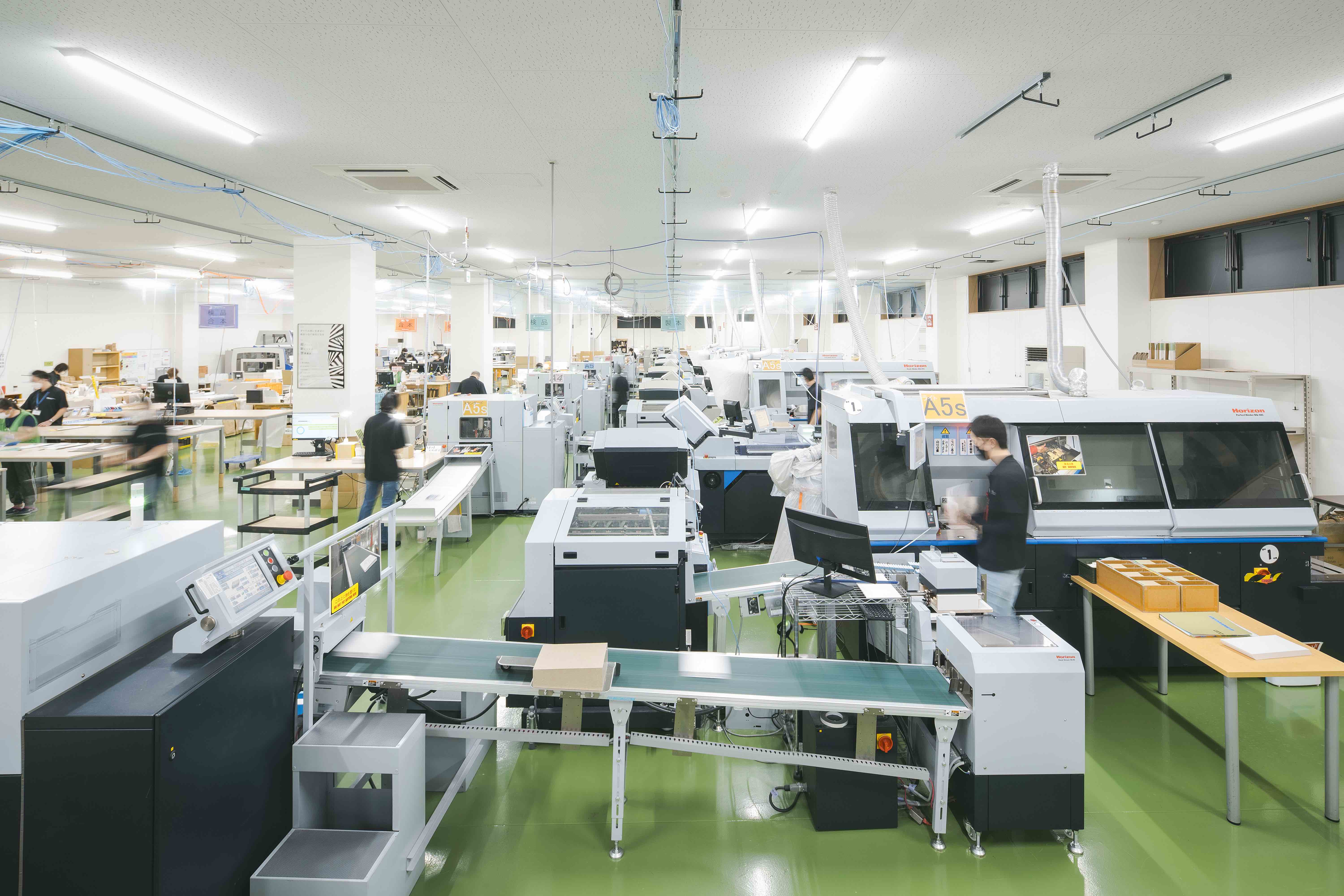 しまうまプリントの印刷工場