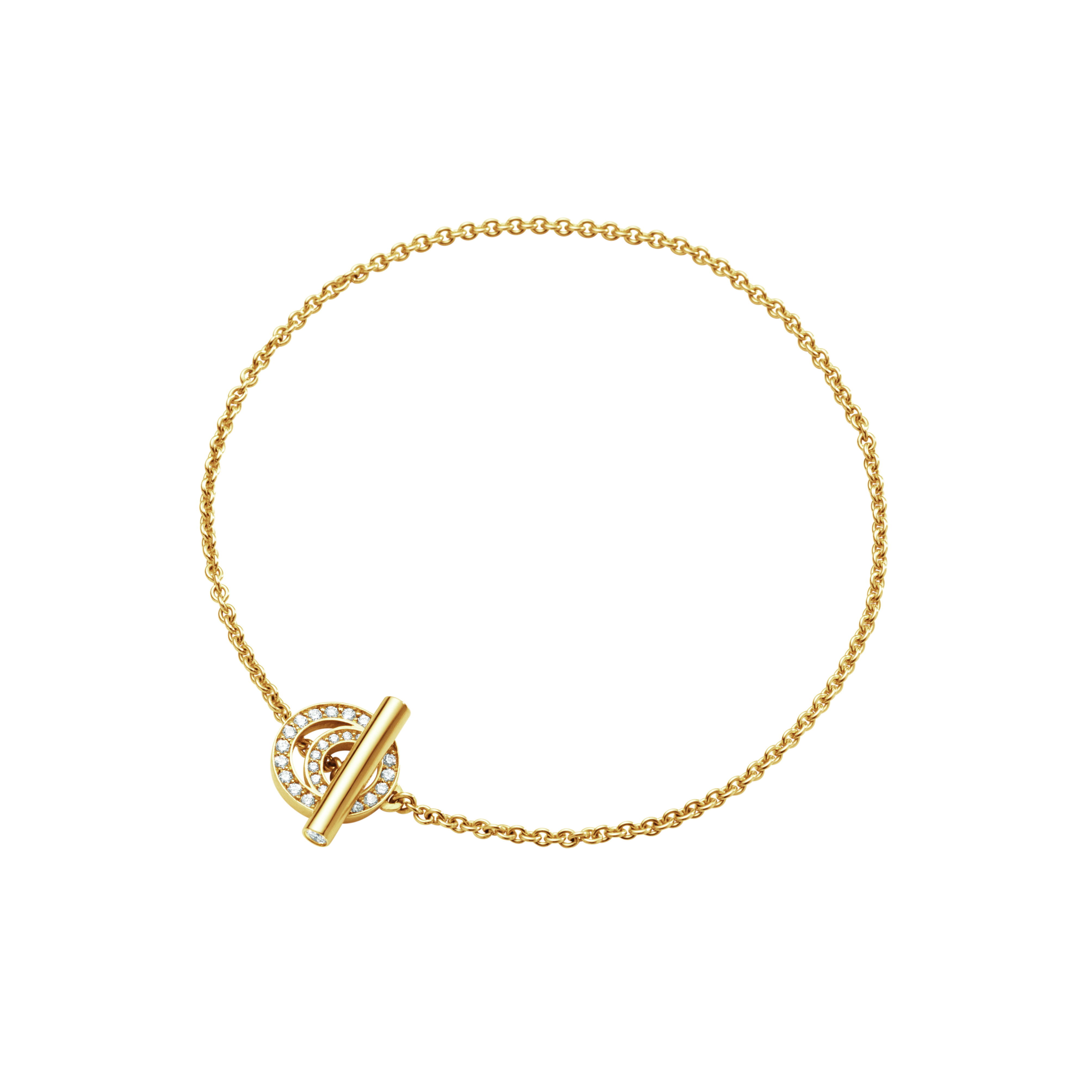 HALOブレスレット     18KYG DIA0.18ct 176,000円
