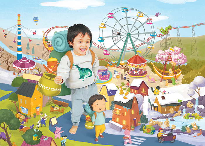 絵本の中で冒険に出発だ！