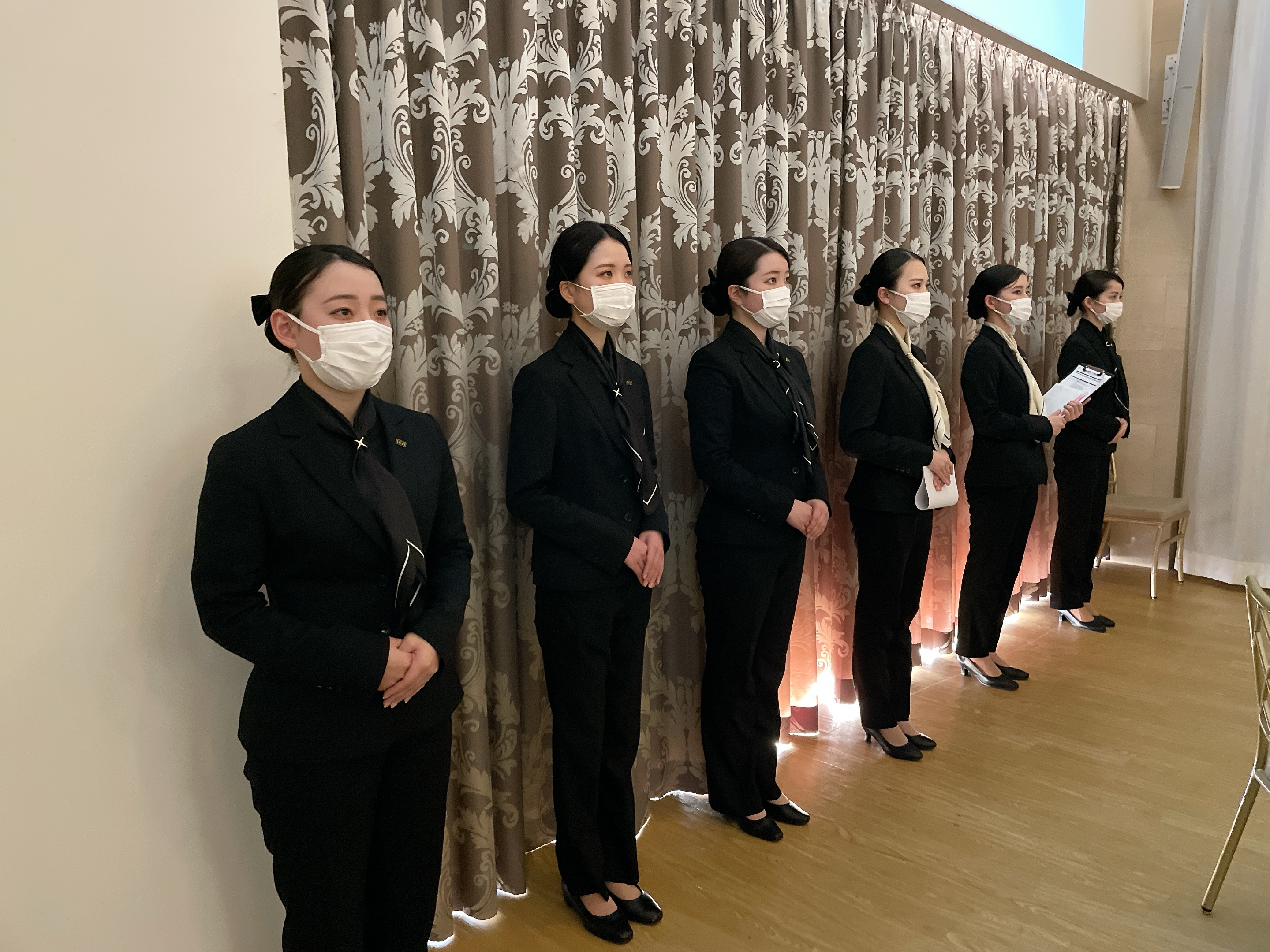 整列の様子