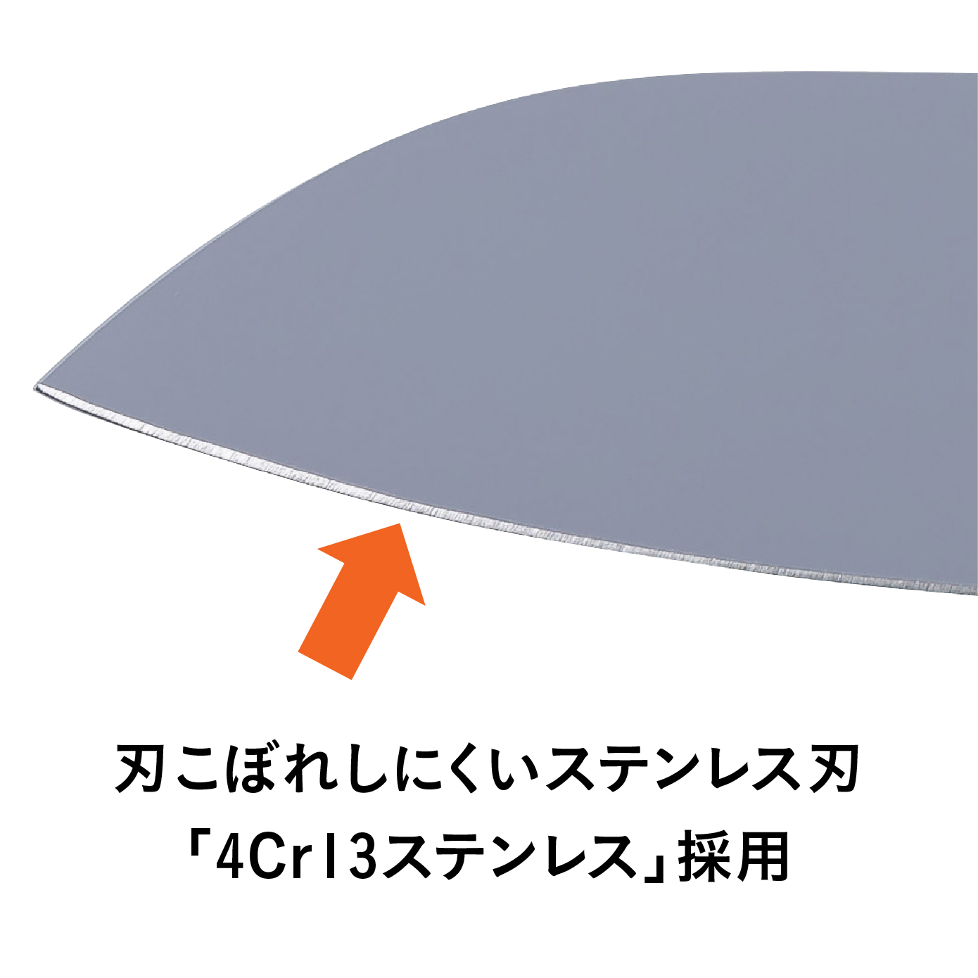 汚れがつきにくい三徳包丁・ペティナイフ