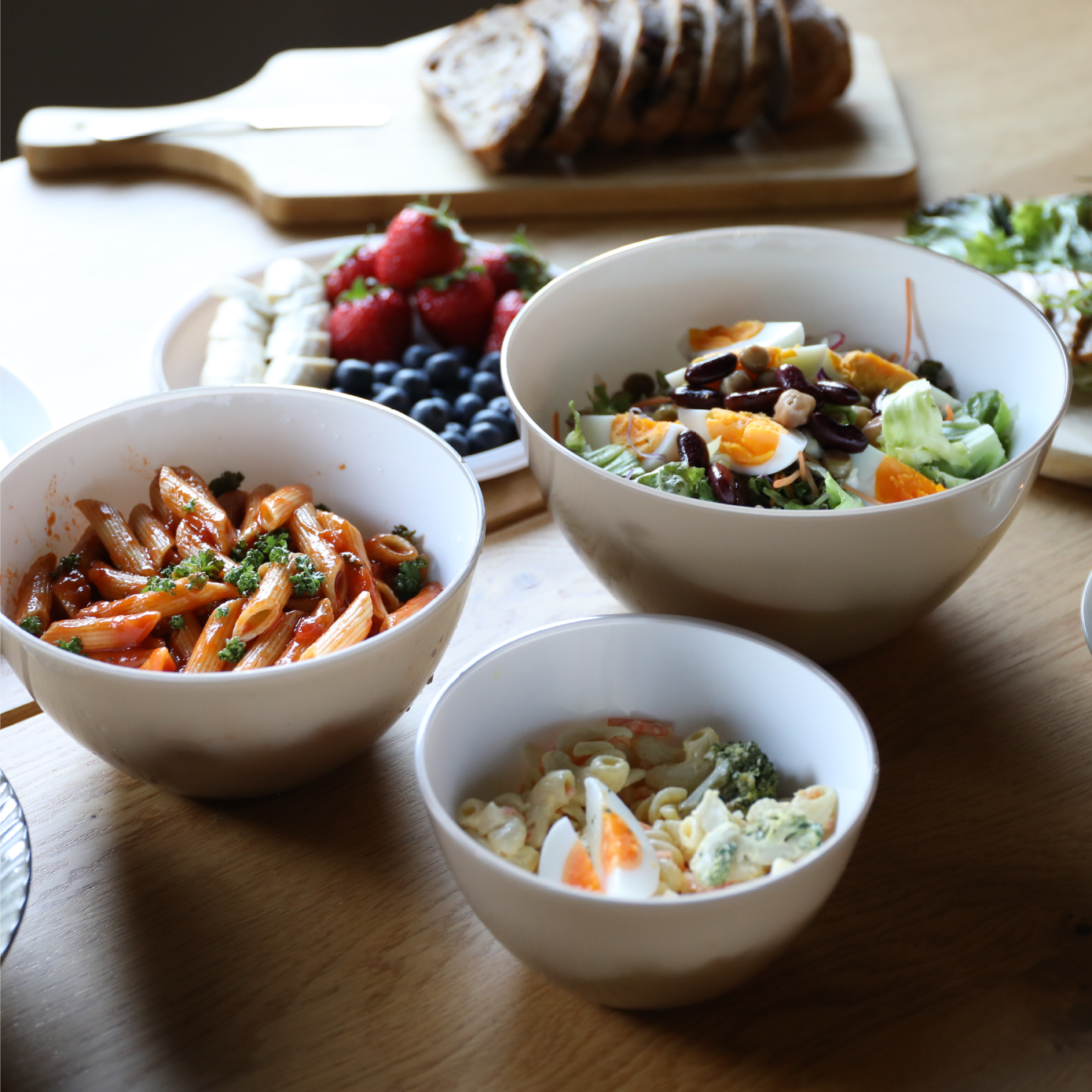 抗菌耐熱レンジボウル5P