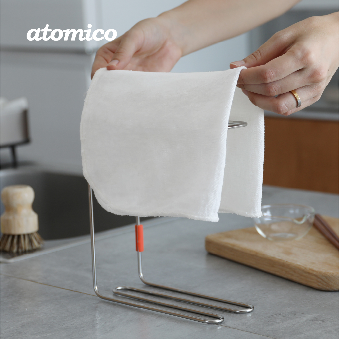 ふきんスタンド