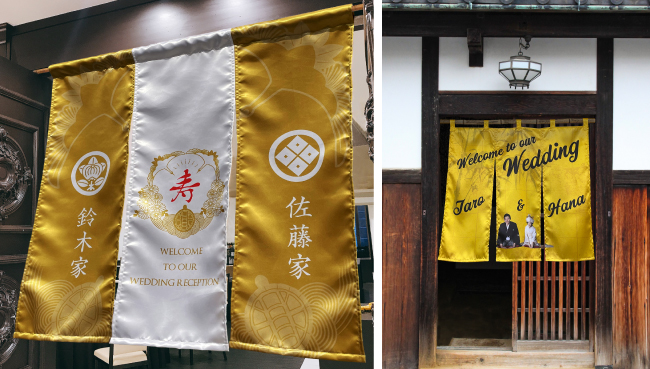 式場に合ったサイズで製作できる
