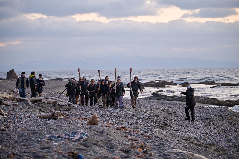 映画「じょっぱりー看護の人花田ミキ」撮影風景