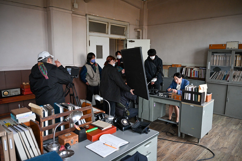 映画「じょっぱりー看護の人花田ミキ」撮影風景