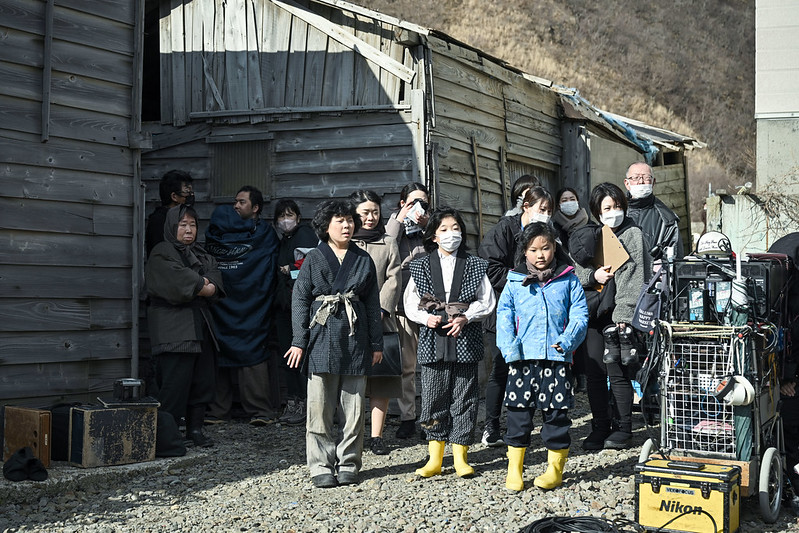 映画「じょっぱりー看護の人花田ミキ」撮影風景