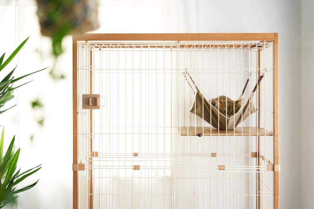 新発売＆猫の日記念】ienekoから、デザイナーズ猫ケージにホワイト