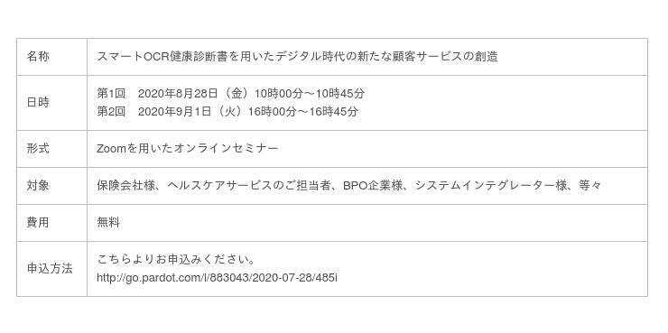 Ascii Jp スマートocr健康診断書 リリース 医療機関ごとに異なる形 名称も Ai技術でデータ化が可能に