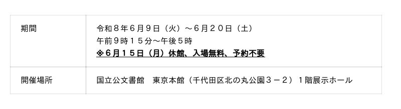 江戸の祭りのにぎわいを、国立公文書館で! - 企画展「ワッショイ!天下祭」 – 江戸の祭りのにぎわいを、国立公文書館で! - 企画展「ワッショイ!天下祭」 –
