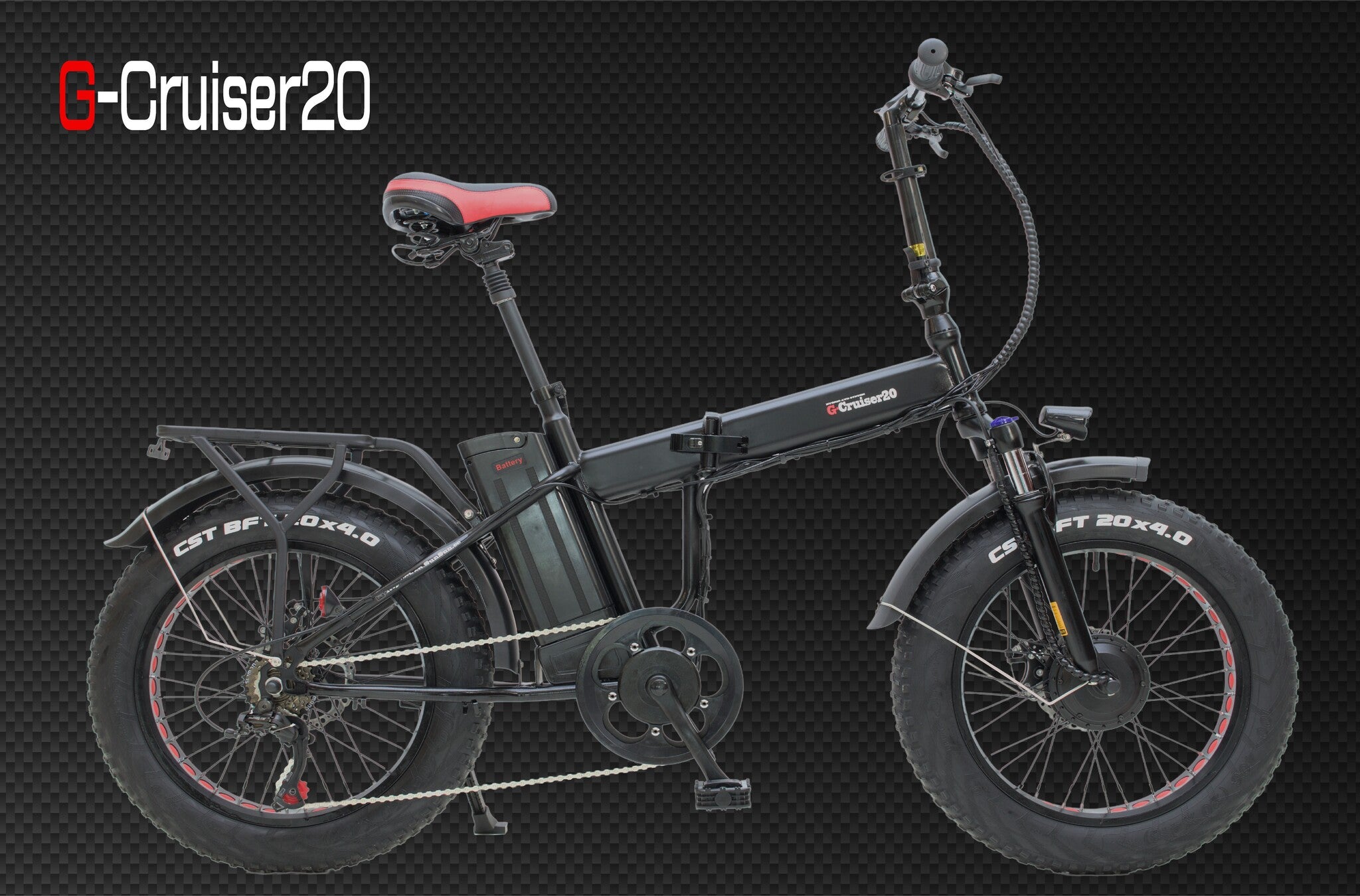 電動アシスト自転車 ファットバイクG-Cruiser20 【公道走行可能】 - 自転車