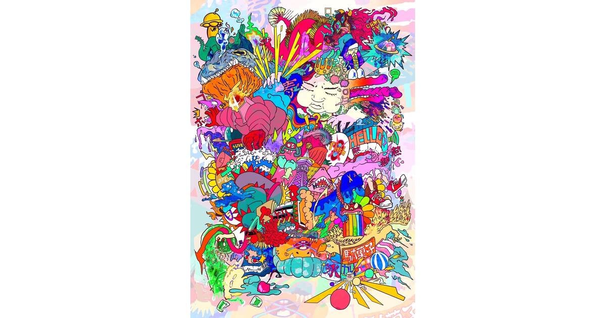 セレッソ大阪　絵画 セレッソ大阪がアーティストMUSASHIとともに大阪・関西万博に