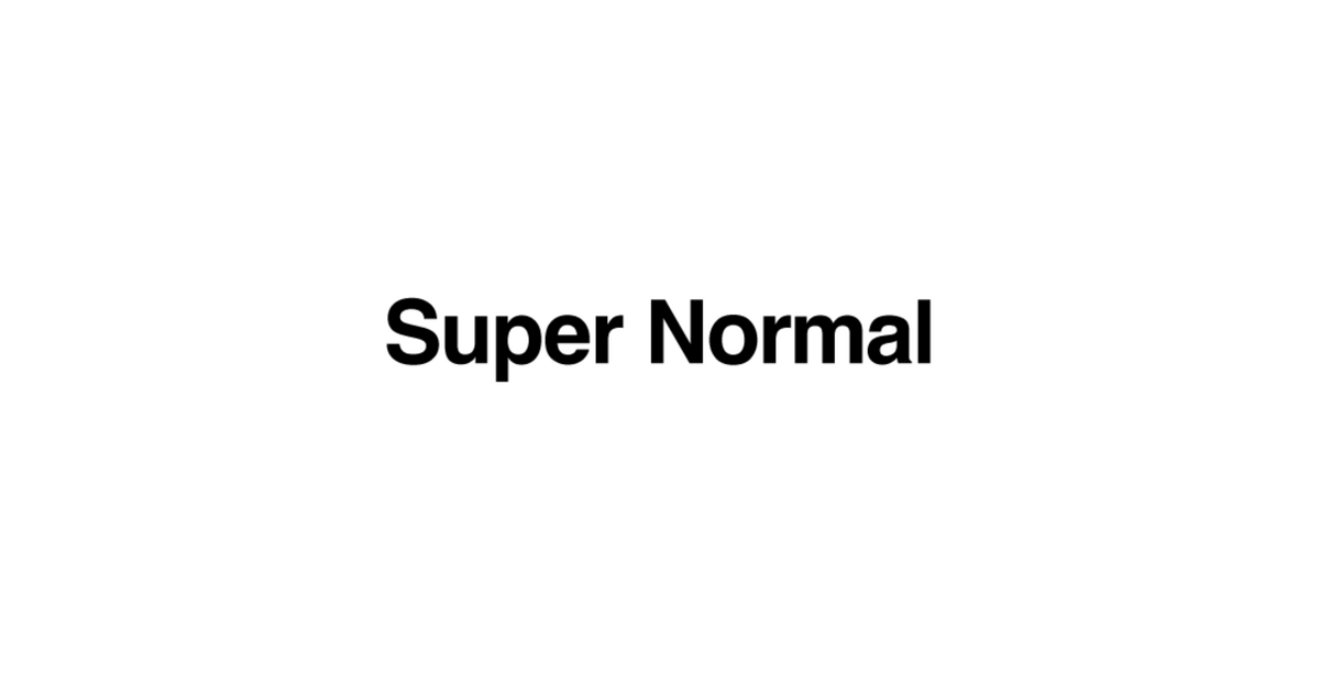 Super Normal 第一弾プロダクト『MOONRAKERS × Super Normal「優れた