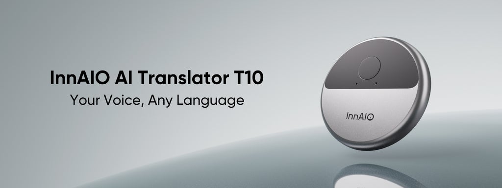 InnAIO T10「AIがあなたの声を世界に届ける」リアルタイム翻訳デバイス