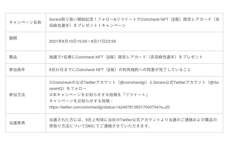 coincheck nft