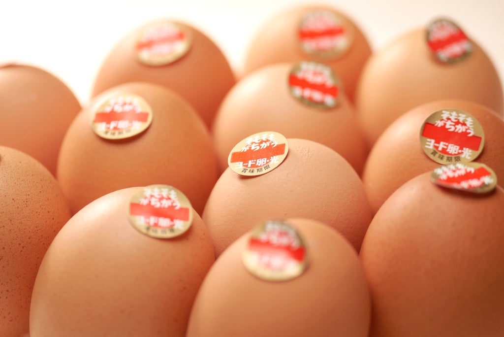 電車内に溶け込むたまごの広告に、あなたは気づきましたか？ 夏に向け