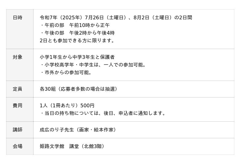 「世界にひとつの絵本づくり」の参加者を募集します 「世界にひとつの絵本づくり」の参加者を募集します