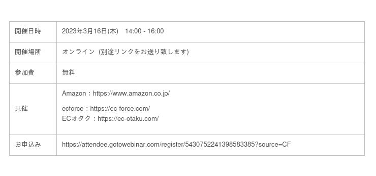 日本の ECサイト2社ECオタク