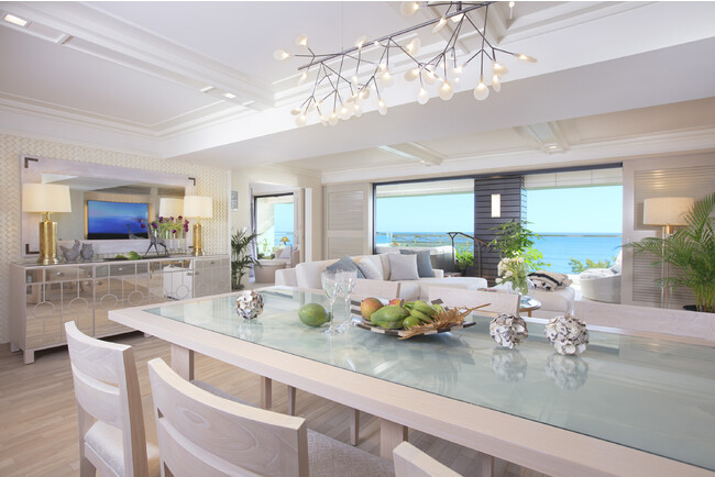 １つのフロアに1室のみ、各部屋200平方メートル を超える贅沢なつくり