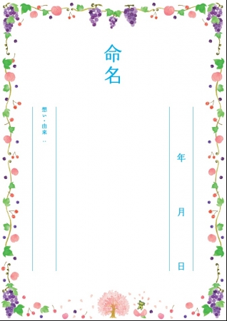 【韮崎市】命名（男の子）