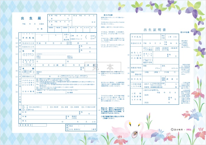 全国で使える まちキュン ご当地届シリーズ から新バージョン 北海道から初 苫小牧市のご当地出生届 が登場 株式会社リクルートマーケティングパートナーズのプレスリリース