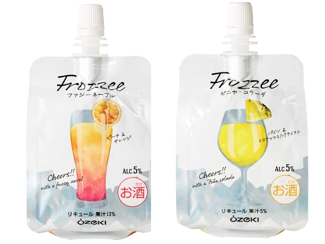 日本酒ベースのフローズンカクテル「Frozzeeファジーネーブル