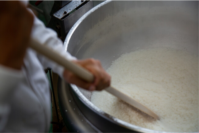 お米のソフトクリーム専用に作られた特濃糀甘酒を使用