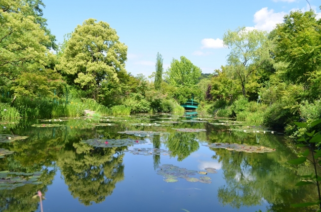 睡蓮の池（北川村「モネの庭」マルモッタン）