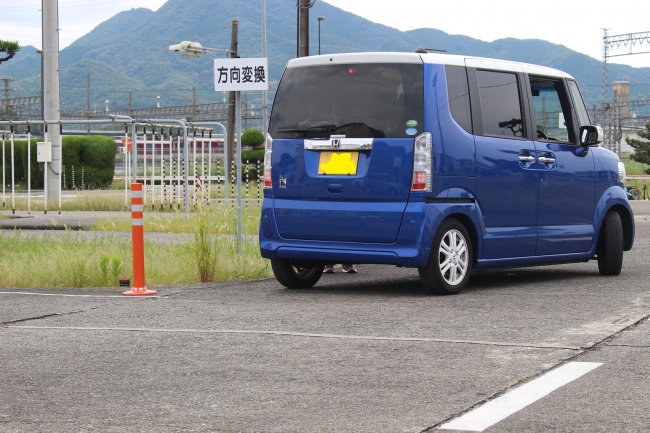 車庫入れ駐車