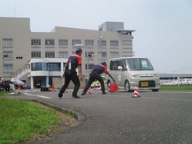 急ブレーキ体験