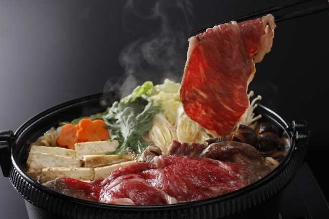 雪降り和牛尾花沢すき焼き用ロース肉など豪華景品が当たるチャンス※写真はイメージです。  