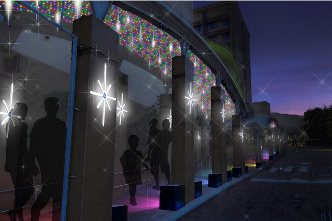 日没後の移動も楽しくなるイルミネーション イメージ 日没後の移動も楽しくなるイルミネーション イメージ