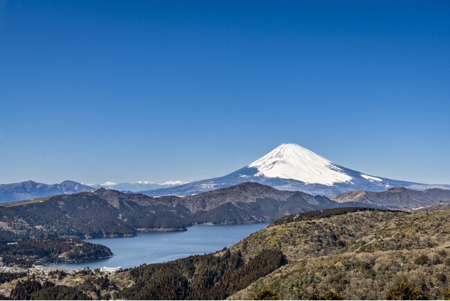 大観山から望む霊峰富士