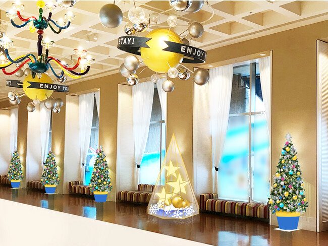 ホテル ユニバーサル ポート「ックリスマスロビー装飾」（イメージ）