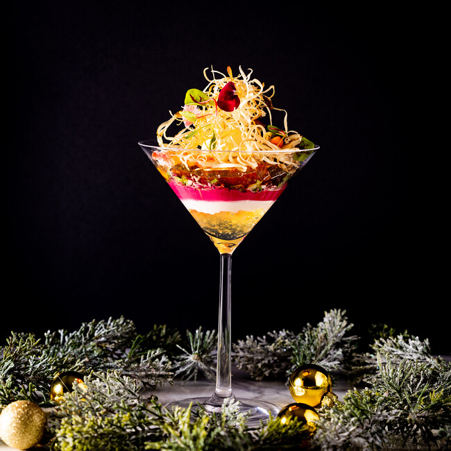 野菜と魚介のミルフィーユパルフェ 野菜と魚介のミルフィーユパルフェ